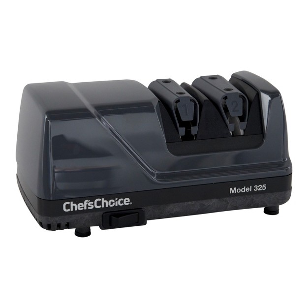 Chef x27 schoice Model 325 Diamond Hone Sharp n hone Knife Sharpener 2 stage In Gray 0325000