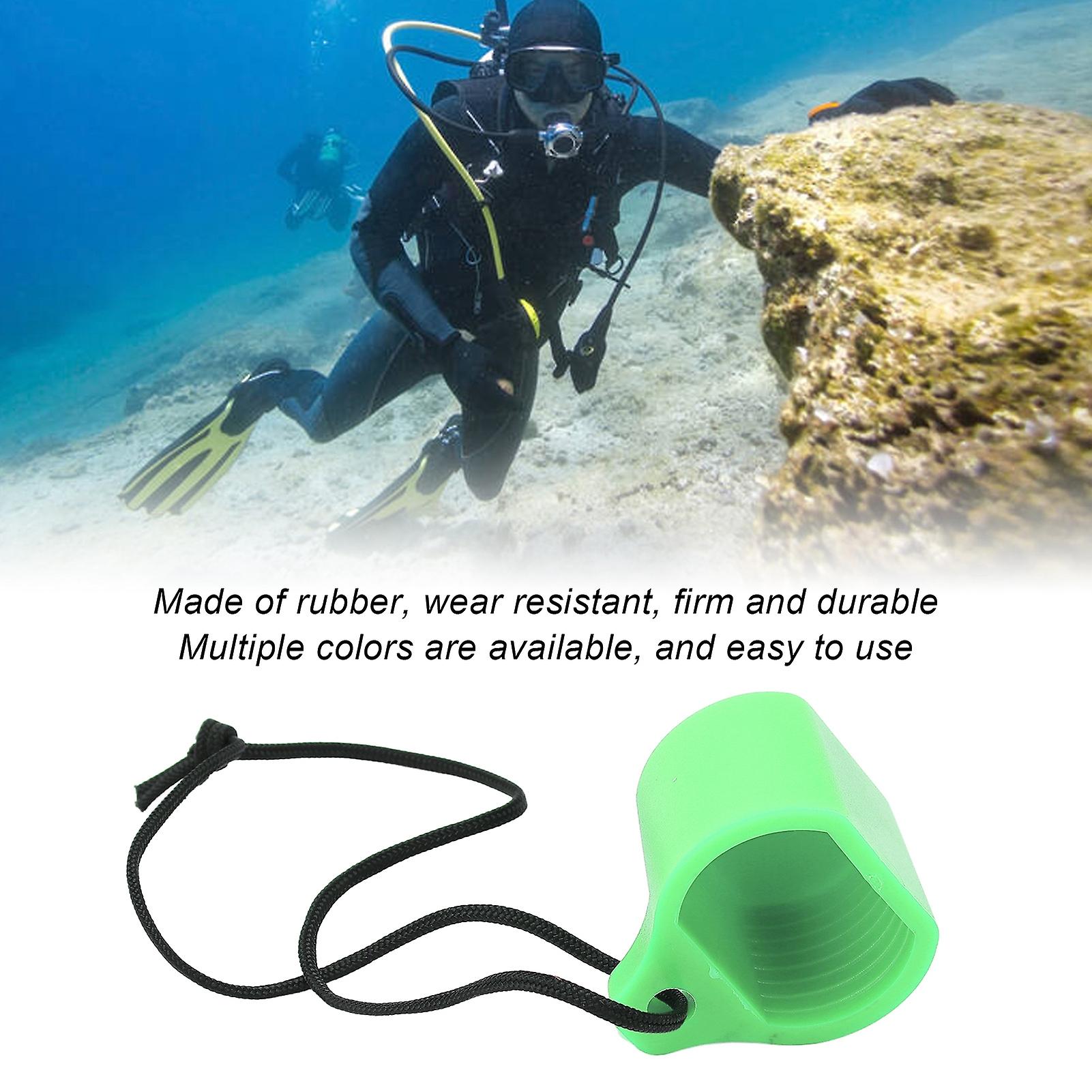 Diving Tank Protective Valve Cover， Rubber Material Diving Cylinder Bottle Valve Protective Case Cylinder Valve Protection Cover With Safety Rope For