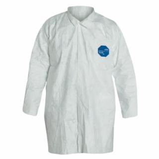 Dupont 251 TY210S XL Tyvek Lab Coat Snap Front