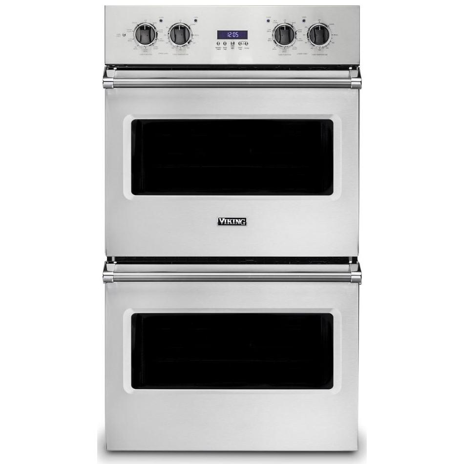 Viking 30-inch 9.4 cu.ft. Built-in Wall Double Oven with TruConvec Convection VDOE130SS