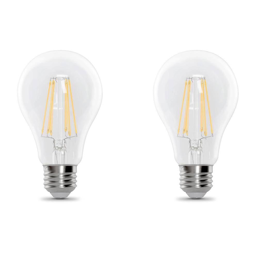 Feit Electric 100-Watt Equivalent A21 Dimmable CEC 90 Plus CRI Indoor LED Light Bulb Bright White 3000K (2-Pack) BPA19100CL930CAFI2RP