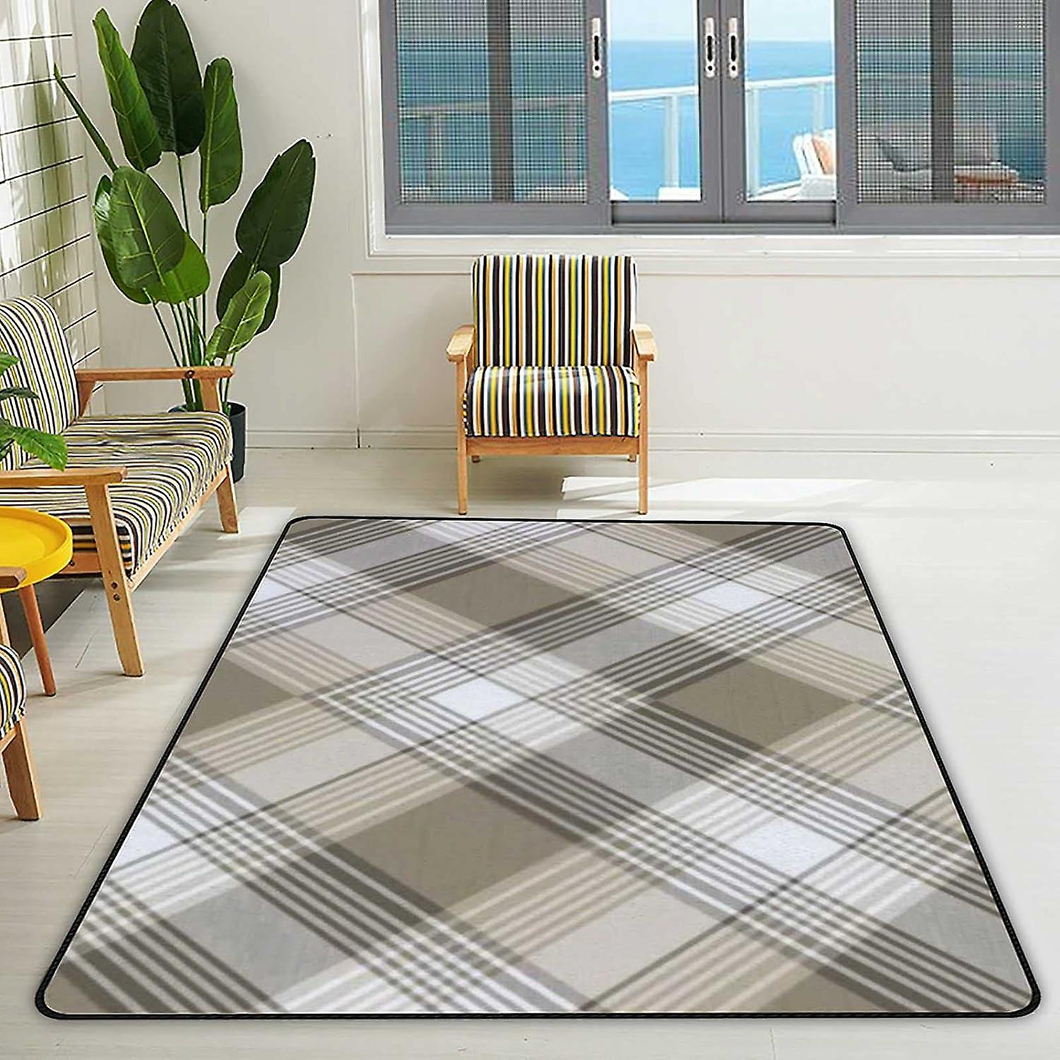 Soft Area Rugs Simple Board Game Template Floor Carpet Mat For Kids Playing Room Hardwood Floor Living Room 80x58in