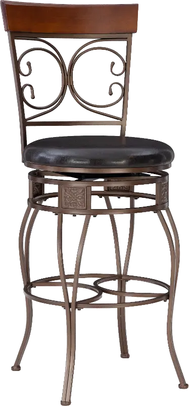 Bria Bronze Big and Tall Barstool