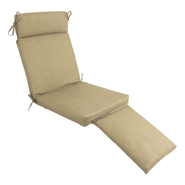 21-inch by 69-inch Outdoor Steamer Deck Lounger Cushion