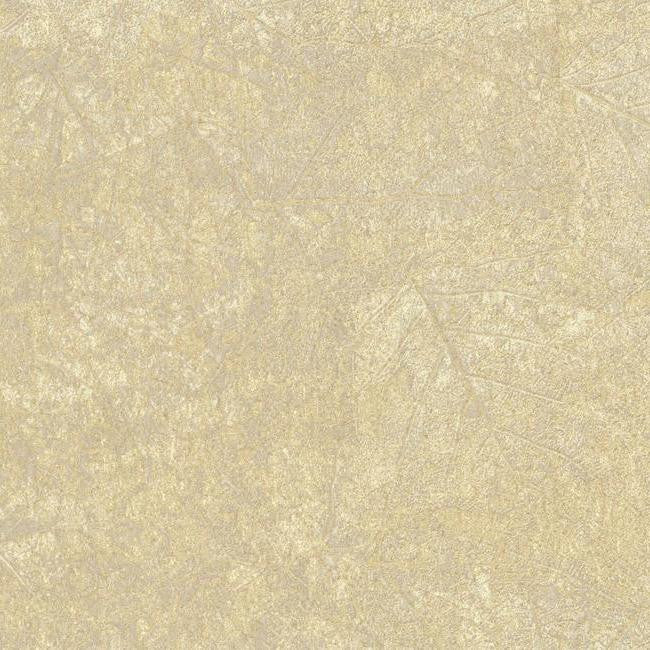 Tossed Leaves Wallpaper in Beige and Neutrals from the Color Library II Collection