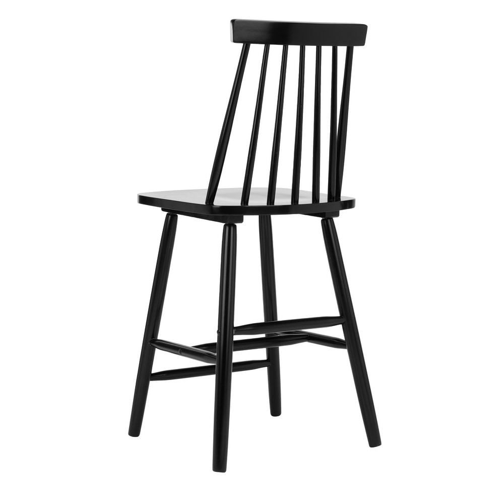 SAFAVIEH Beaufort 24 inch Spindle Farmhouse Counter Stool (Set of 2)   17.7\