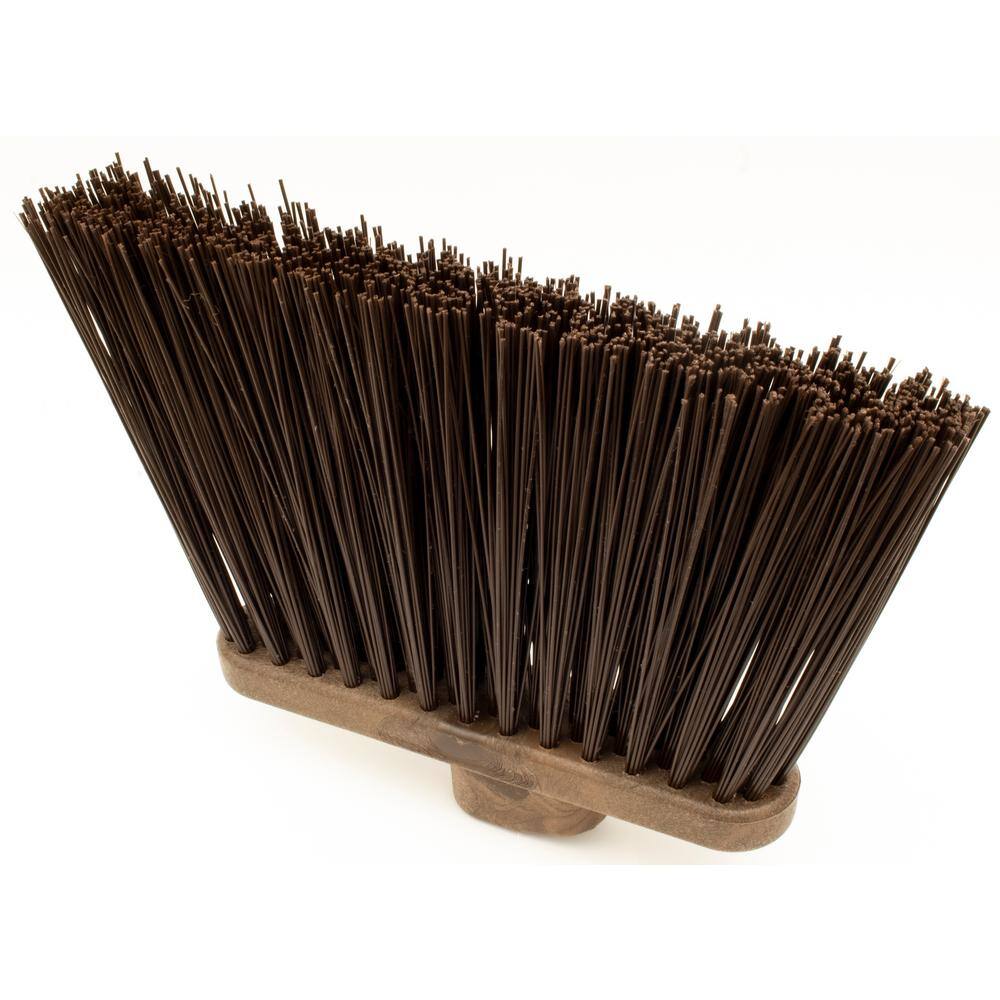 CFS Brands Sparta 12 in. Brown Polypropylene Unflagged Upright Broom Head (12-Pack) 36868EC01