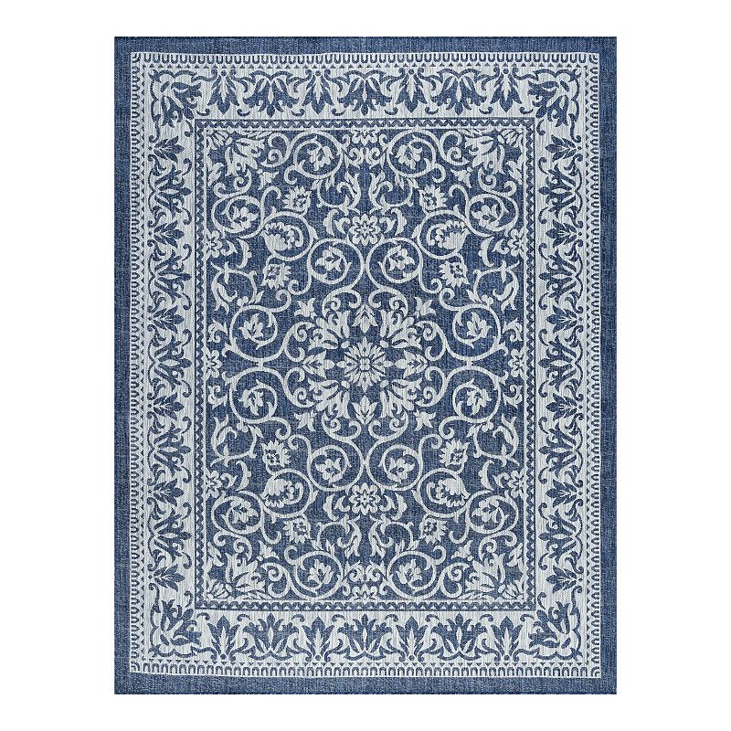 KHL Rugs Liva Floral Indoor Outdoor Rug