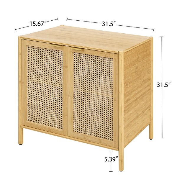 Wooden 2 Door Buffet Sideboard Storage Cabinet