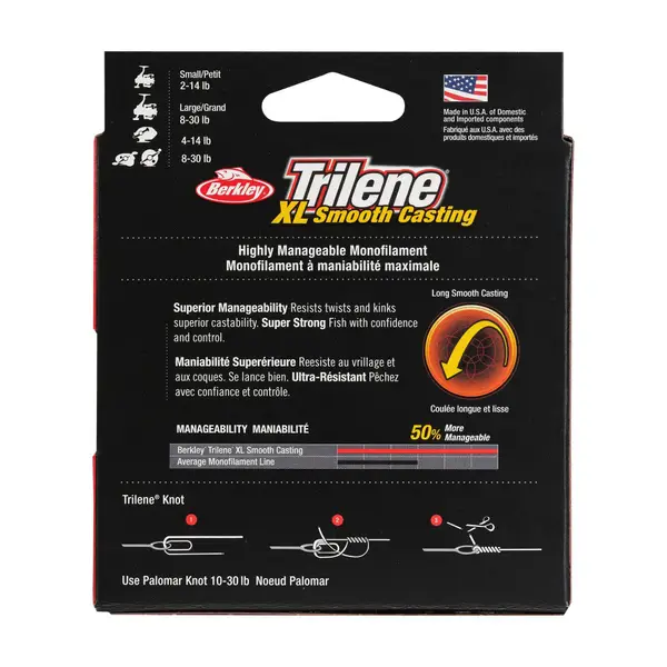 Berkley 4 lb Clear Trilene XL Fish Line