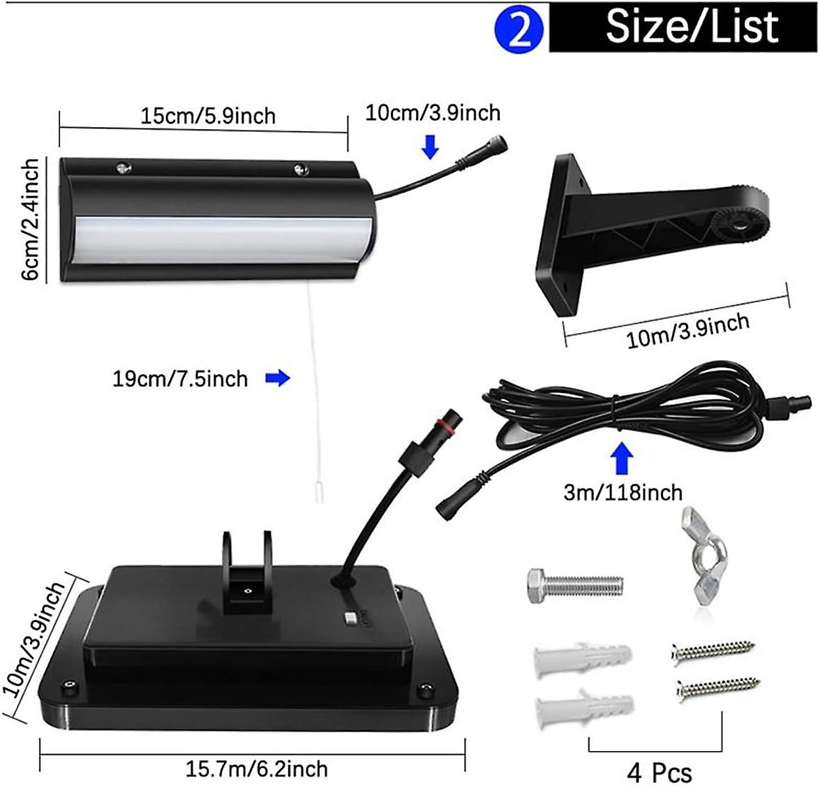 Solar Led Hanging Light For Outdoors And Indoors - Automatic Switch-on - For Barn Rooms And Balconies - With Pull Switch And 3 M Line