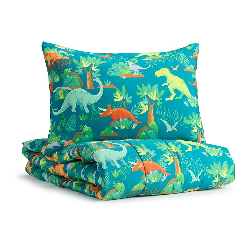 The Big One Kids? Jude Dino Reversible Comforter Set with Shams