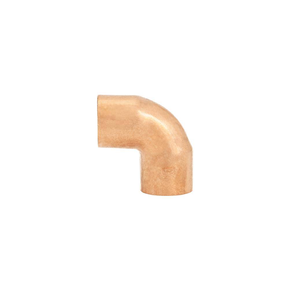 Everbilt 12 in. Copper Pressure 90-Degree Cup x Cup Elbow Fitting Pro Pack (50-Pack) W 01622PPEB