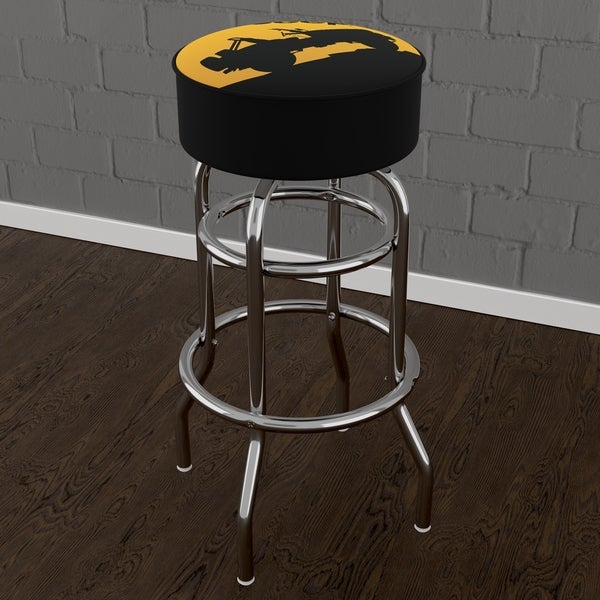 Jeep Silhouette 360 Degree Swivel Barstool with Foam Padded Seat - 20 x 20 x 31