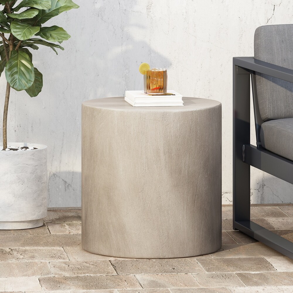 Legion Lightweight Concrete Side Table by Christopher Knight Home