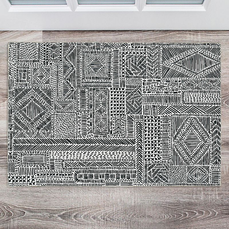 Linon Cayden Washable Rug