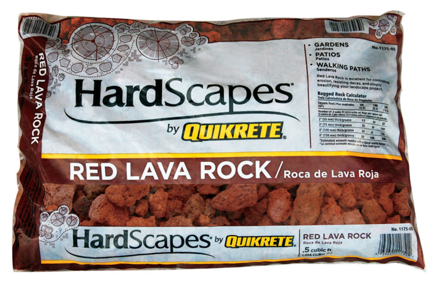 Quikrete Lava Rock Bag 0.5 Cu. Ft. Red