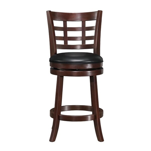 Verona Swivel High Back Counter Height Stool by iNSPIRE Q Classic