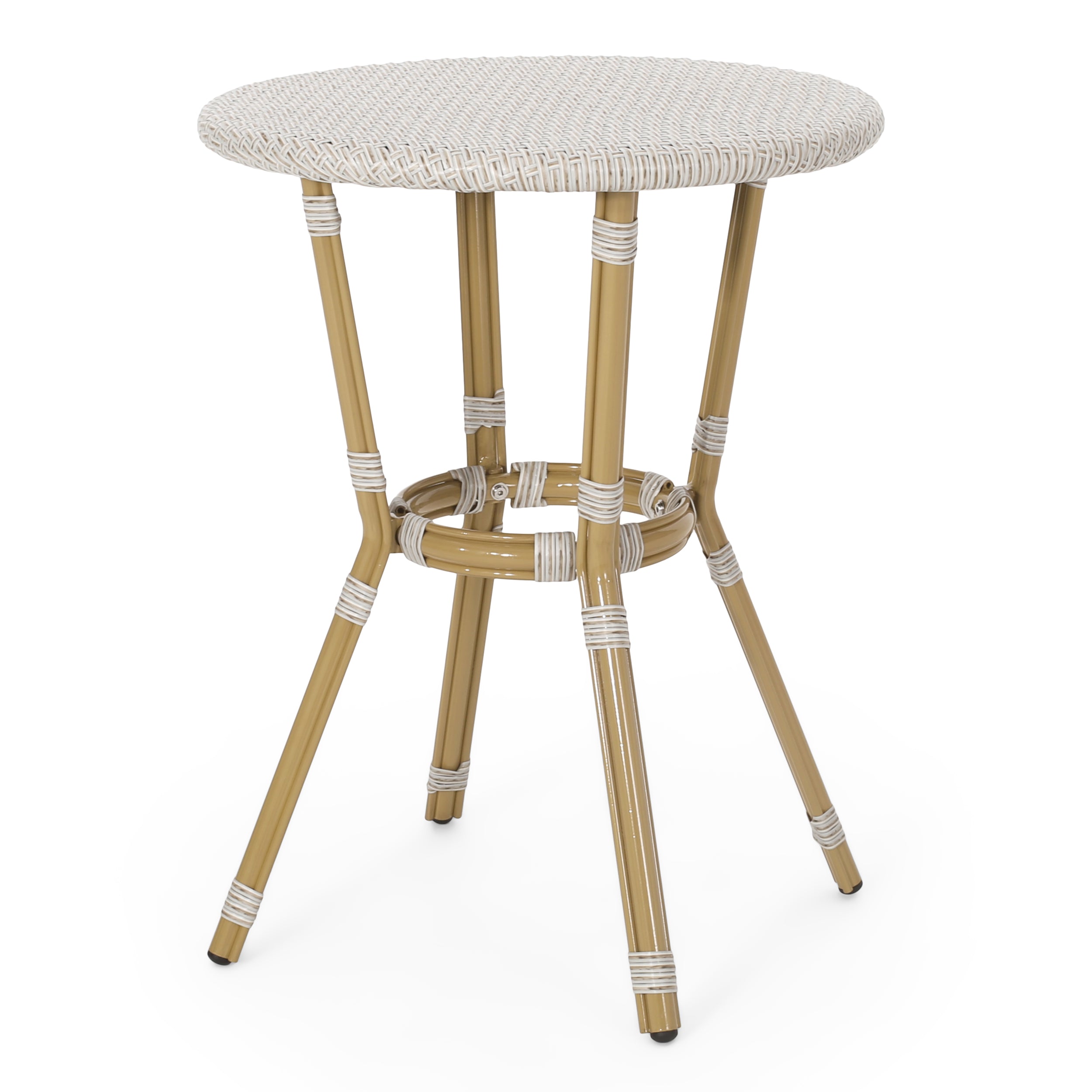 Deshler Outdoor Aluminum French Bistro Table