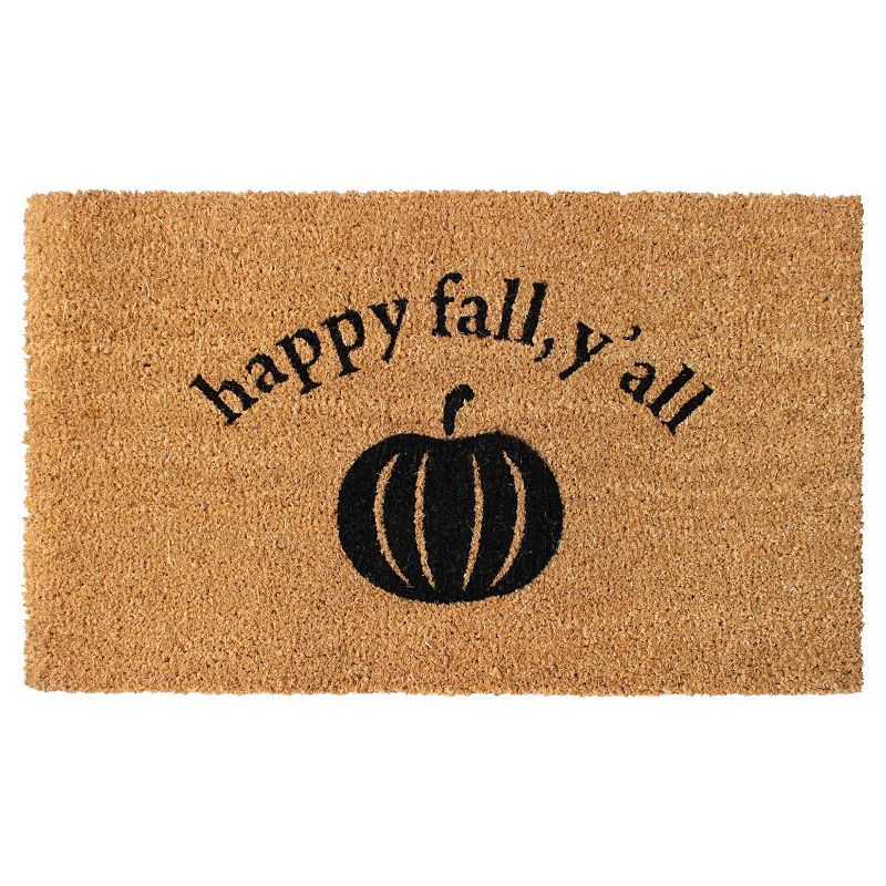 RugSmith Happy Fall Y'all Doormat - 18'' x 30''