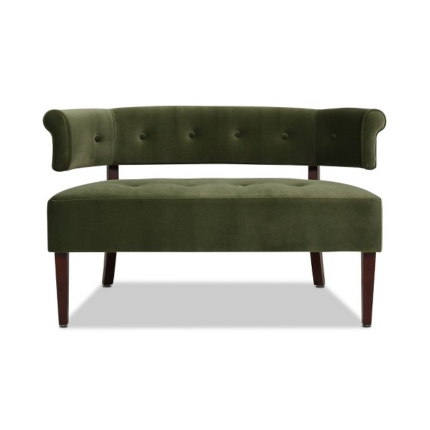 Jennifer Taylor Home Jared Roll Arm Tufted Bench Settee