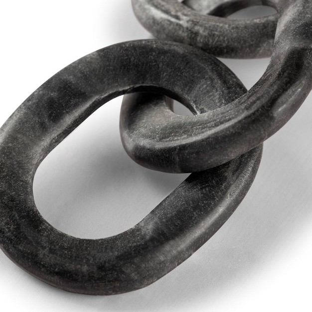 Gauri Kohli San Bruno Black Marble Chain Links