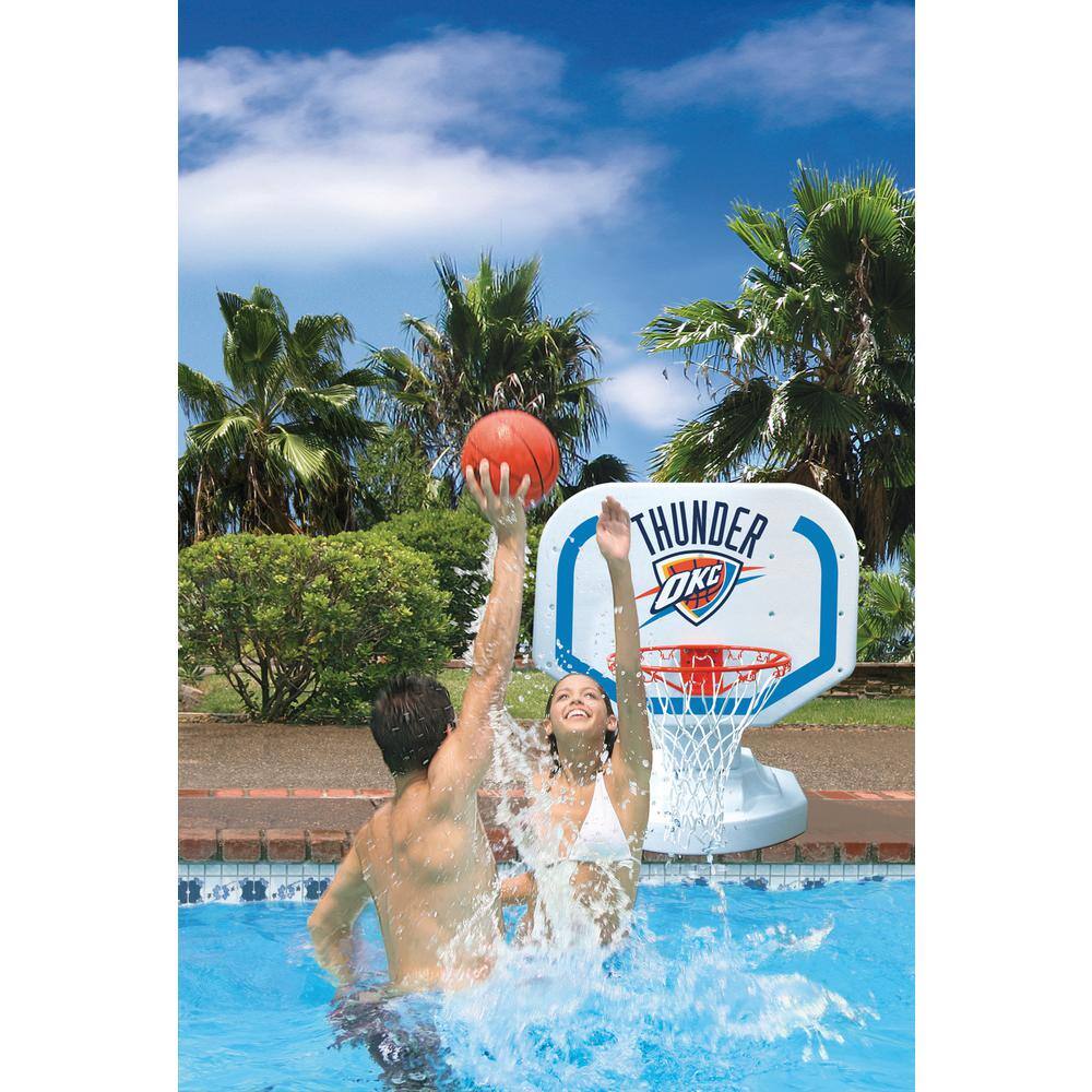 Poolmaster Oklahoma City Thunder NBA Competition Swimming Pool Basketball Game 72921