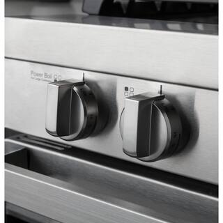 Haier 5.6 cu. ft. Smart Slide-in Gas Range with Self-Clean and Convection in Stainless Steel QGSS740RNSS