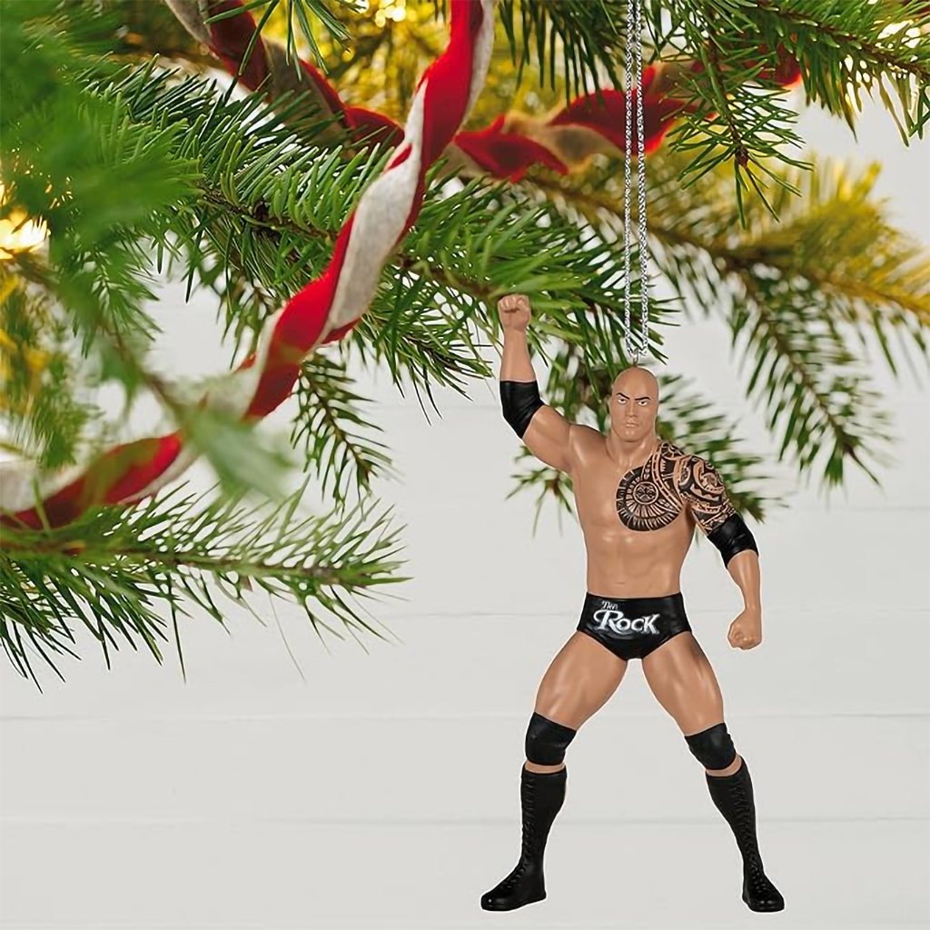 Hallmark  2023 Keepsake Ornament WWE The Rock Wrestling