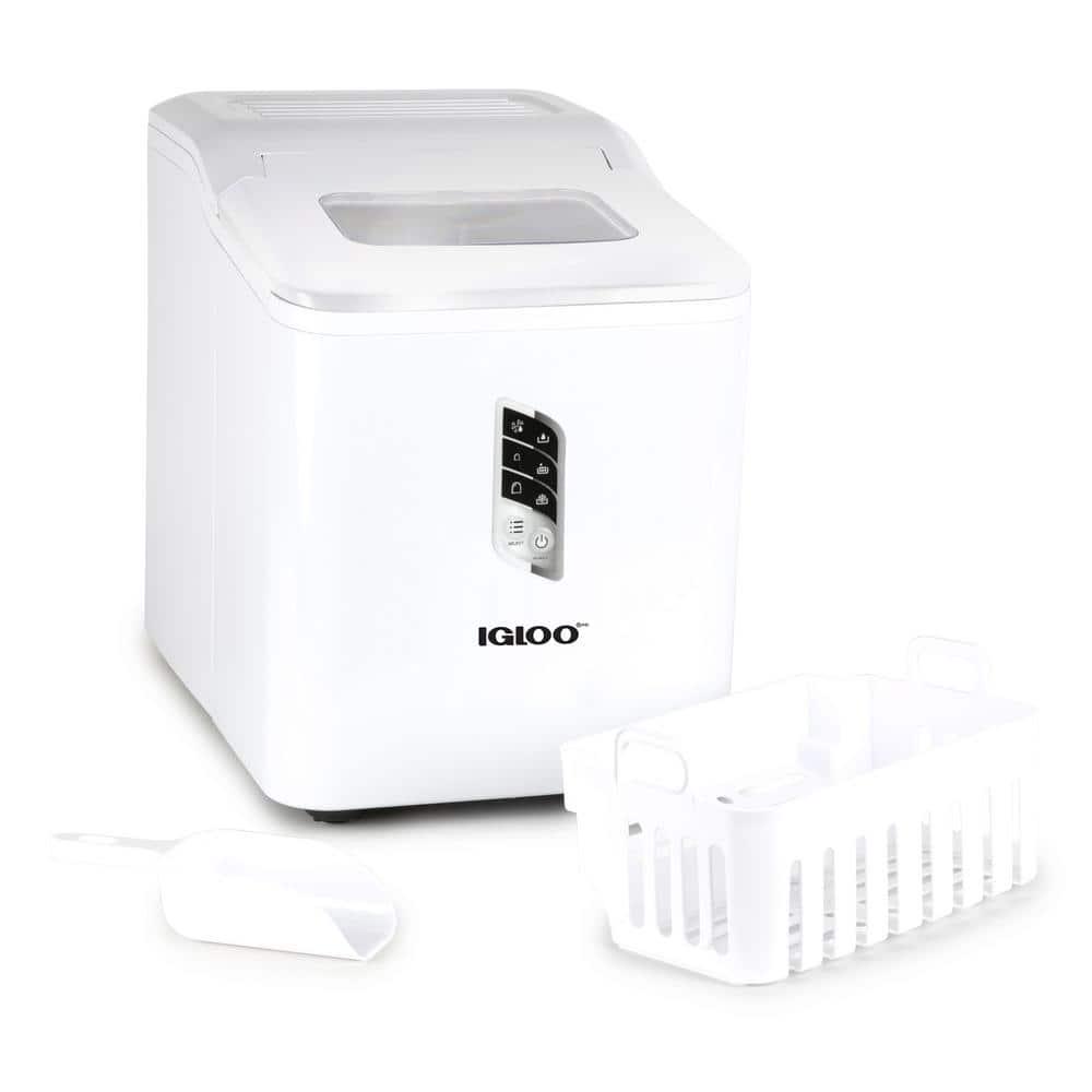 IGLOO 26 lb Portable Ice Maker in White