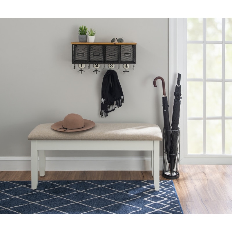 Jane Cushioned Storage Bench