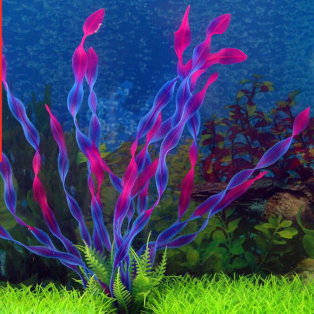 Tangnade silk fake Aquarium fish tank plant creature aquarium decoration Decor landscape As shown