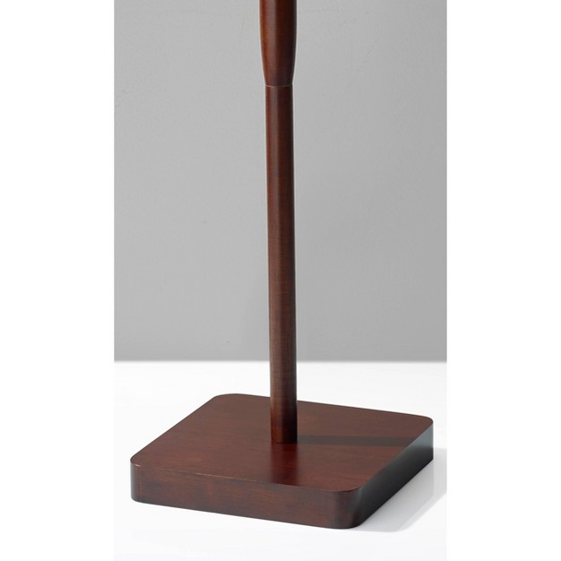 3 way Ellis Floor Lamp Brown Adesso