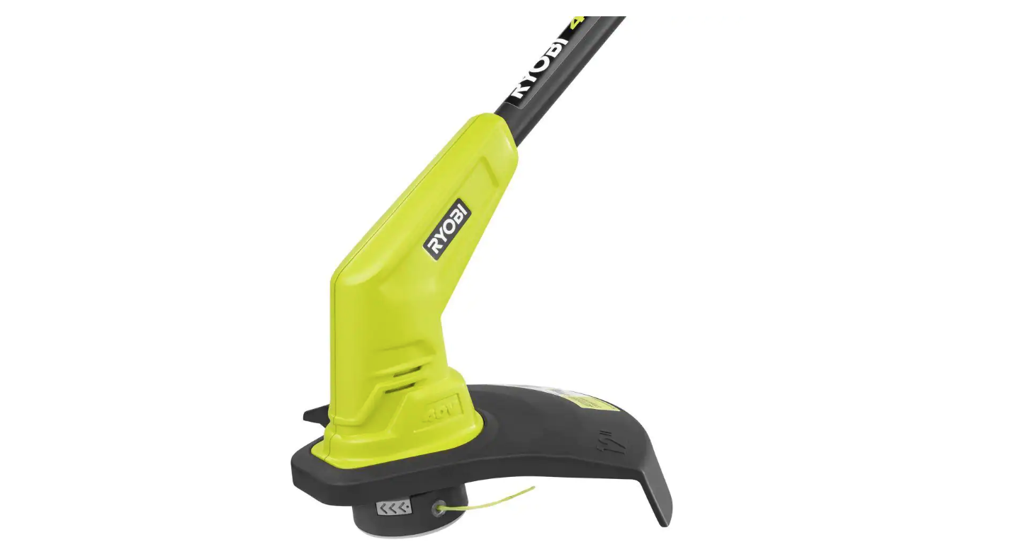 RYOBI RY40240 40V 12 in. Cordless Battery String Trimmer with 2.0 Ah Battery and Charger