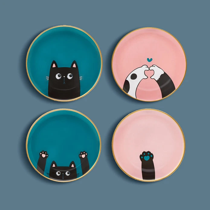 Karaca Paws Cake Set Of 4 153.03.06.7280