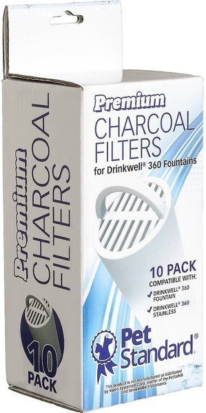 Pet Standard Premium Charcoal Filters for PetSafe Drinkwell 360 Fountains