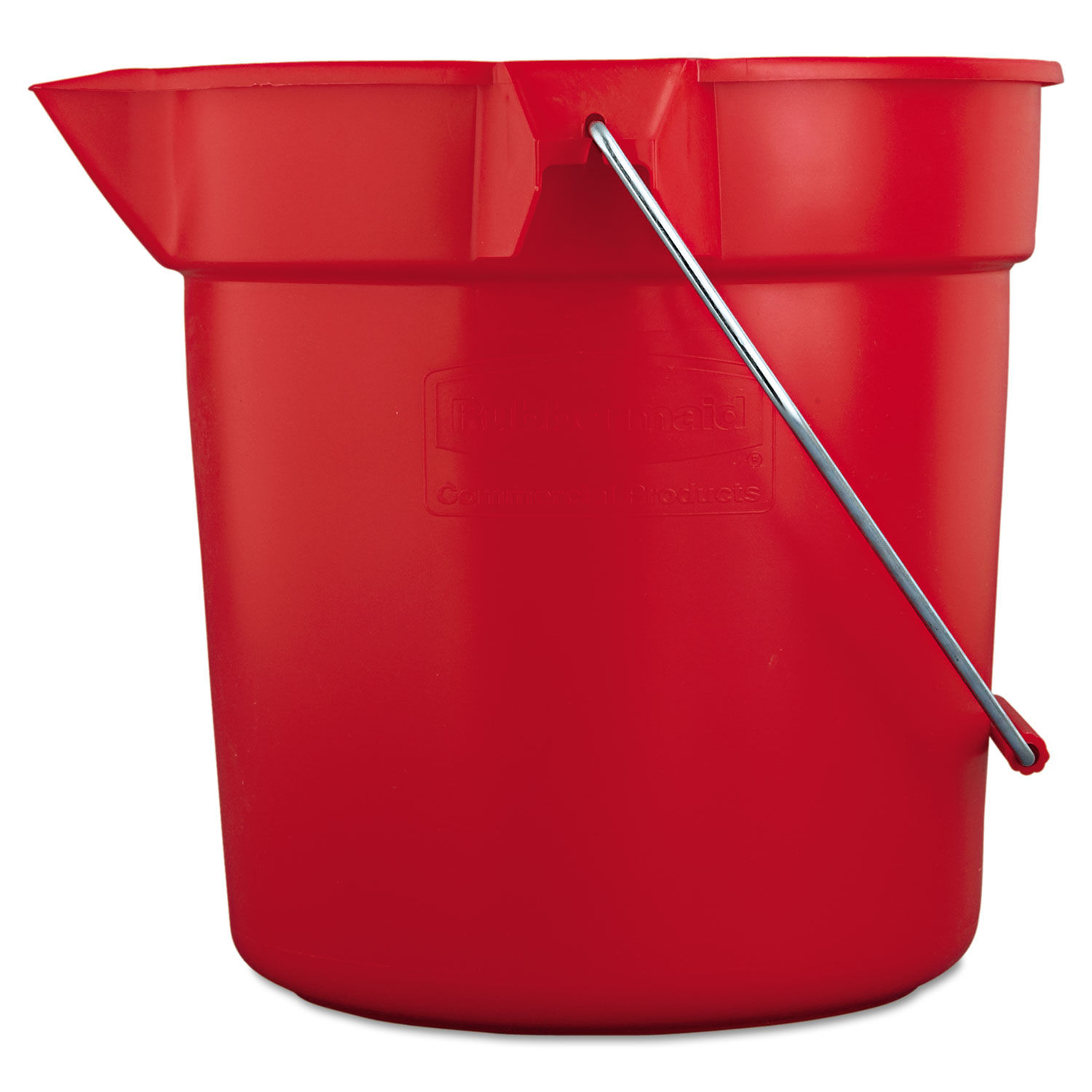 BRUTE Round Utility Pail by Rubbermaidandreg; Commercial RCP2963RED