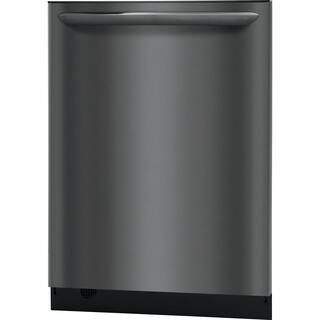 FRIGIDAIRE GALLERY 24 in. Smudge Proof Black Stainless Steel Top Control Built-In Tall Tub Dishwasher with Stainless Steel Tub 49 dBA FGID2479SD