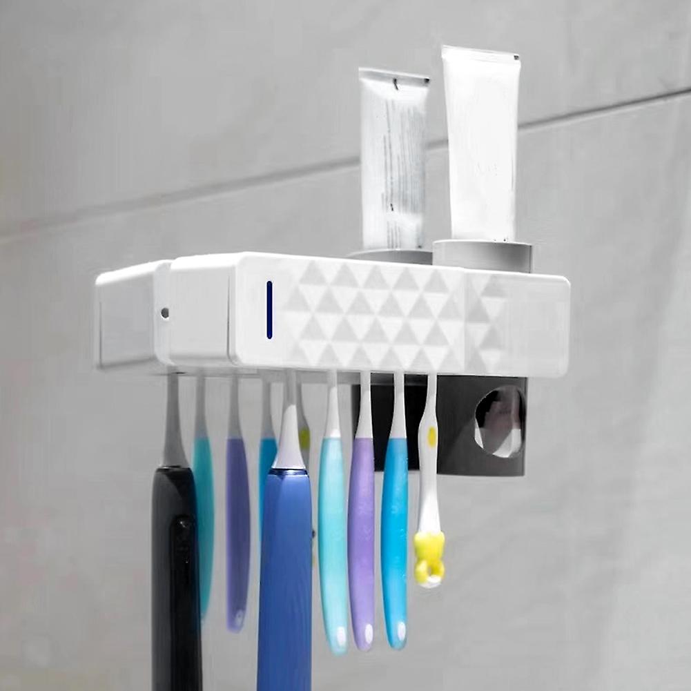 Ultraviolet Toothbrush Cleaning Machine Toothbrush Rack Organizer Us Plug 110-240v