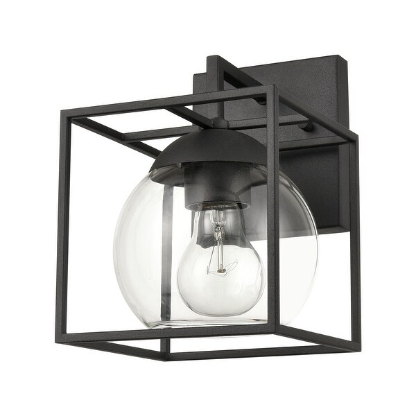 Cubed 1-Light sconce in  Charcoal Shopping - The Best Deals on Outdoor Wall Lanterns | 38346595