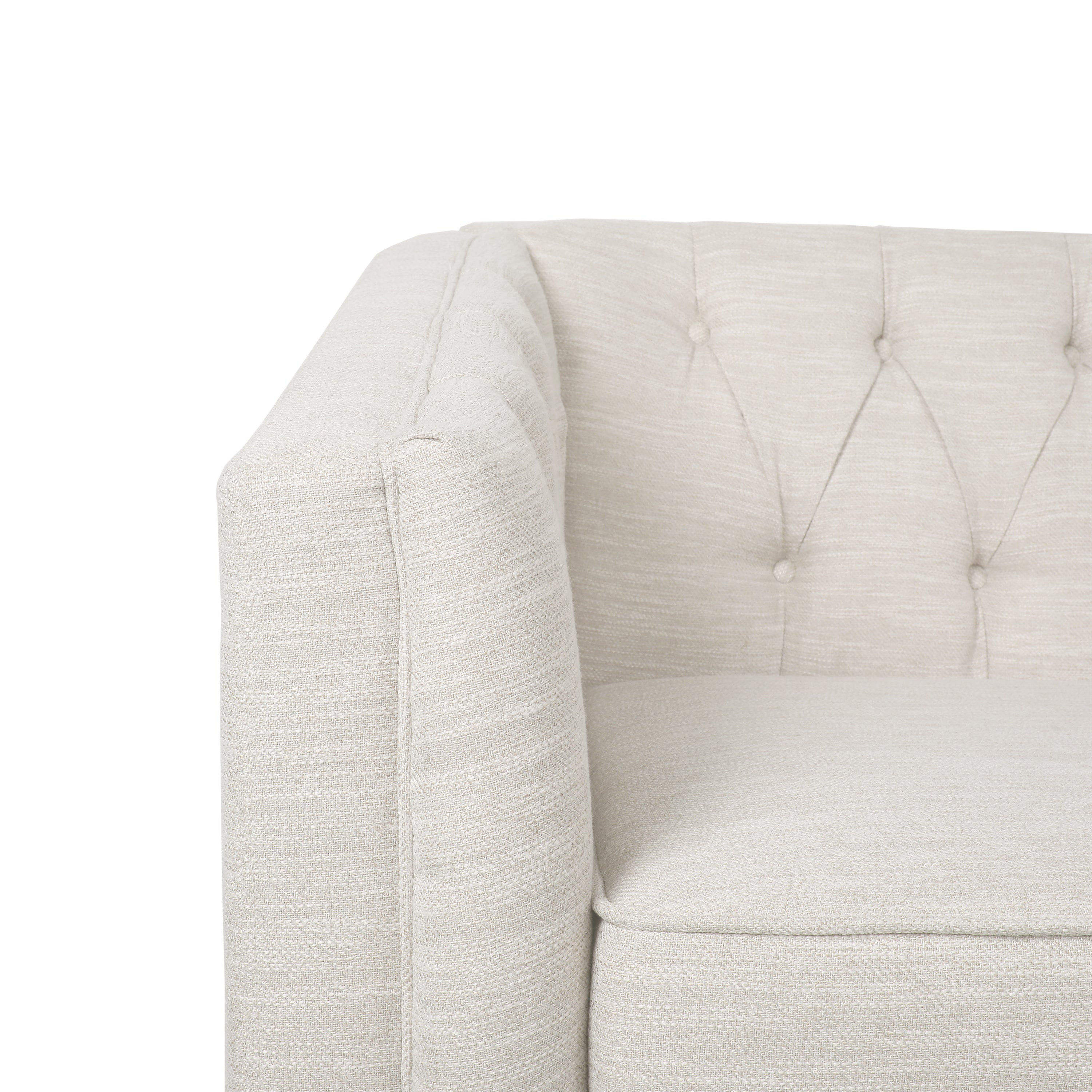 Jelm Contemporary Tufted Loveseat