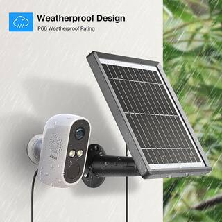 ZOSI Solar Panels for C1 Wireless 1080p Security Camera (Model: IPC-6962M-WIPC-6962M-B) ZSS-SP2