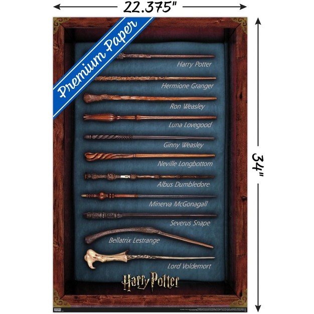 Trends International The Wizarding World Harry Potter Wands Unframed Wall Poster Prints