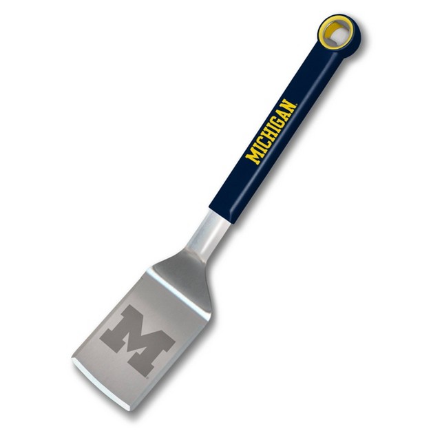 Ncaa Michigan Wolverines Stainless Steel Bbq Spatula With Bottle Opener