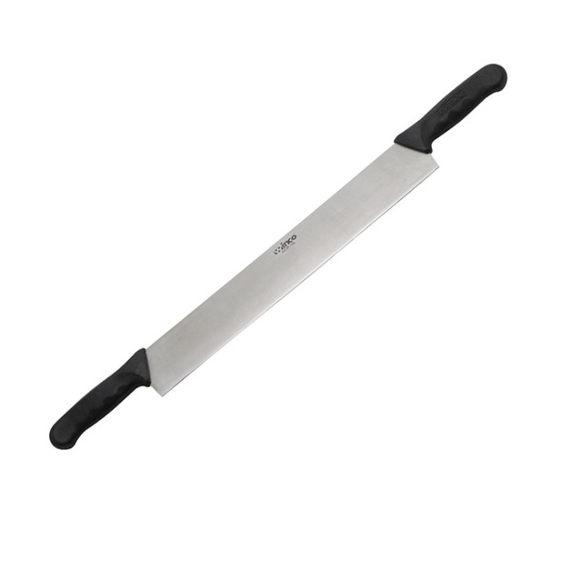 Cheese Knife With Double Black Polypropylene Handles