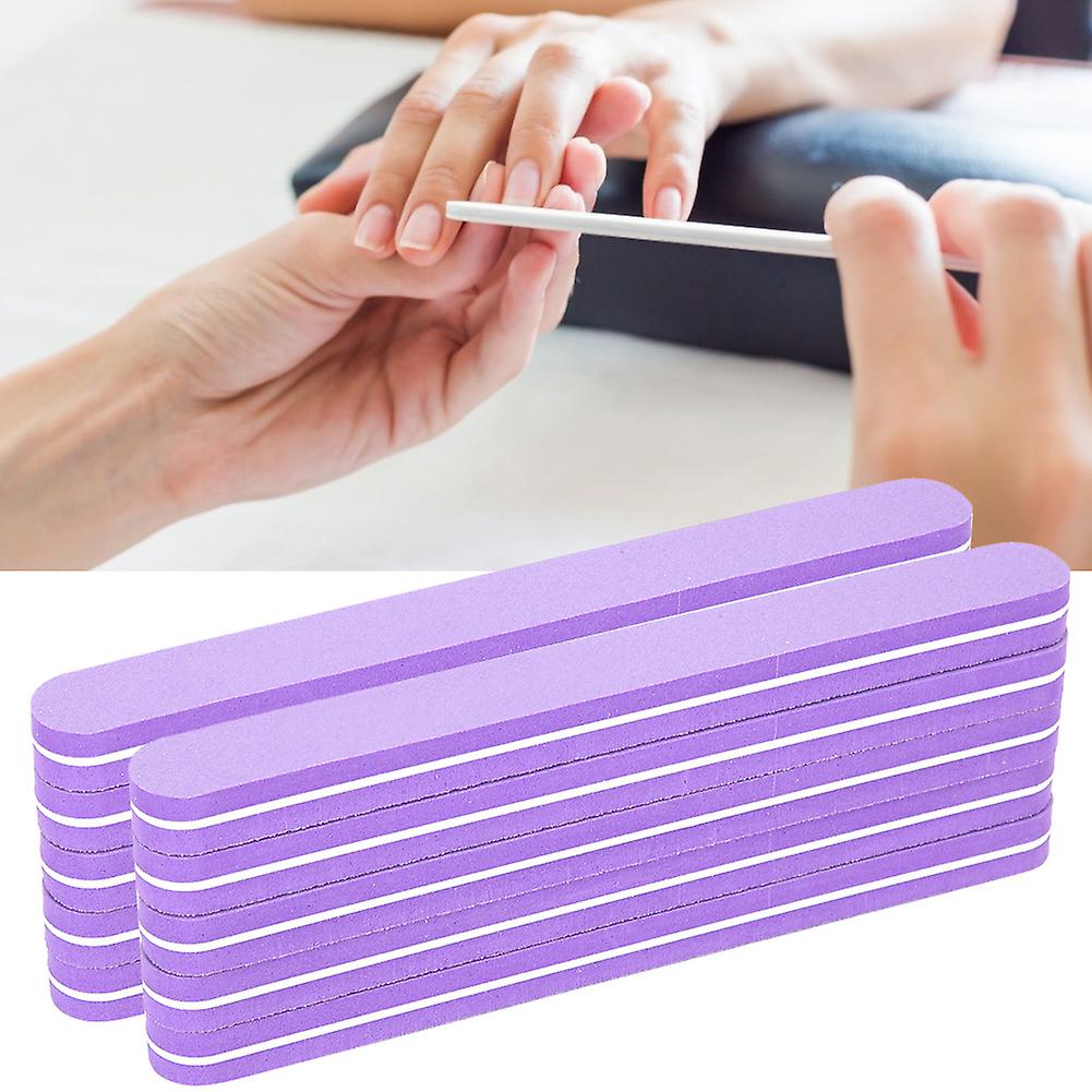 10pcs Double Sided Nail Files Buffer Sanding Sponge Manicure Polish Strip Pedicure Tool