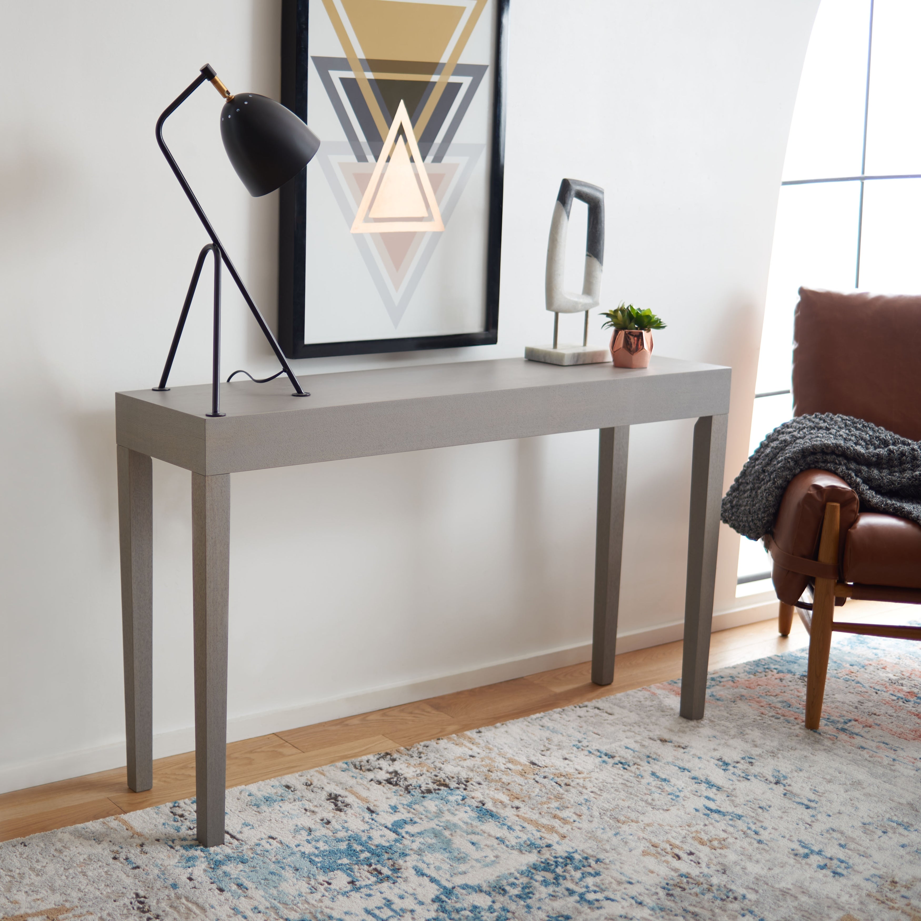 SAFAVIEH Kayson Grey Console Table - 51.2