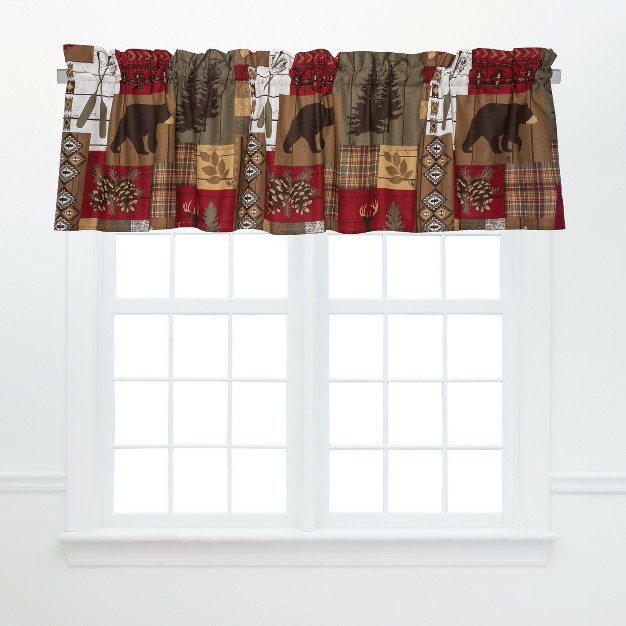 C amp f Home Timber Trails Red Valance