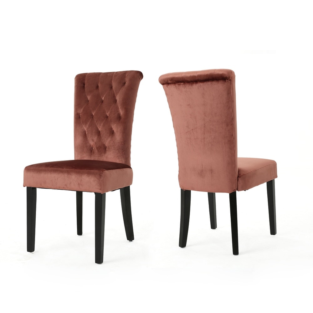 Venetian Velvet Dining Chair (Set of 2) by Christopher Knight Home