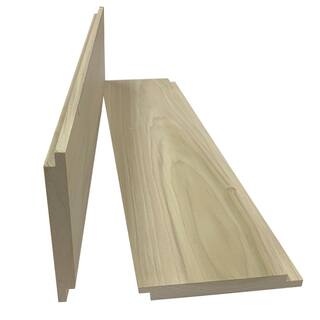 Swaner Hardwood 1 in. x 6 in. x 8 ft. Poplar Shiplap Board (2-Pack) OL1X6X8SHIPLAP